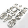 9Pcs / Set 8" Number 0-8 Cookie Biscuit Cutter Stainless Steel Baking Mold (BPA Free, No FDA) 9Pcs / Set 8" Number 0-8 Cookie Biscuit Cutter Stainless Steel Baking Mold (BPA Free, No FDA)