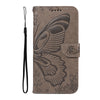 For Motorola Moto G05 4G Case Butterfly Pattern PU Leather Folio Flip Phone Cover Grey For Motorola Moto G05 4G Case Butterfly Pattern PU Leather Folio Flip Phone Cover Grey