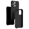 For iPhone 13 Pro 6.1 inch Phone Case PC+Liquid Silicone 3D Ripple Texture Compatible with MagSafe Cover - Black For iPhone 13 Pro 6.1 inch Phone Case PC+Liquid Silicone 3D Ripple Texture Compatible with MagSafe Cover - Black