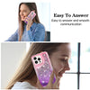 For iPhone 13 Pro Max 6.7 inch Case TPU+PC Sparkle Gradient Quicksand Cell Phone Cover - Pink+Purple For iPhone 13 Pro Max 6.7 inch Case TPU+PC Sparkle Gradient Quicksand Cell Phone Cover - Pink+Purple