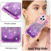 For iPhone 13 Pro Max 6.7 inch Case TPU+PC Sparkle Gradient Quicksand Cell Phone Cover - Pink+Purple For iPhone 13 Pro Max 6.7 inch Case TPU+PC Sparkle Gradient Quicksand Cell Phone Cover - Pink+Purple