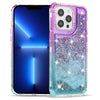 For iPhone 13 Pro Max 6.7 inch Case TPU+PC Sparkle Gradient Quicksand Cell Phone Cover - Pink+Purple For iPhone 13 Pro Max 6.7 inch Case TPU+PC Sparkle Gradient Quicksand Cell Phone Cover - Pink+Purple