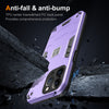 For iPhone 13 Pro Max Phone Case Dual Layer Hard PC + Soft TPU Shockproof Tough Cover - Purple For iPhone 13 Pro Max Phone Case Dual Layer Hard PC + Soft TPU Shockproof Tough Cover - Purple