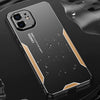 For iPhone 12 Phone Case Aluminum Alloy+PC+TPU Military Grade Shockproof Cover - Gold For iPhone 12 Phone Case Aluminum Alloy+PC+TPU Military Grade Shockproof Cover - Gold