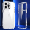 For iPhone 14 Pro Max Case Clear TPU+PC Cell Phone Back Protector Cover - Transparent For iPhone 14 Pro Max Case Clear TPU+PC Cell Phone Back Protector Cover - Transparent