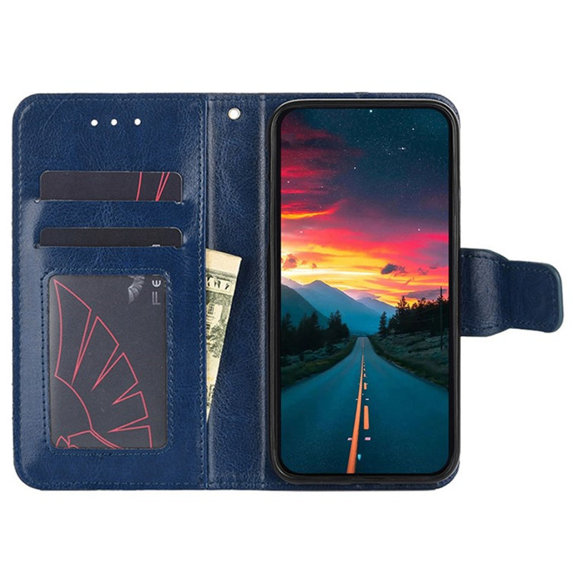 For Samsung Galaxy A15 4G / 5G Leather Case Phone Cover with Wallet Stand - Sapphire For Samsung Galaxy A15 4G / 5G Leather Case Phone Cover with Wallet Stand - Sapphire