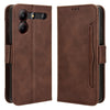 For ZTE Blade A54 Leather Folio Wallet Case Stand View Phone Cover Card Slots - Brown For ZTE Blade A54 Leather Folio Wallet Case Stand View Phone Cover Card Slots - Brown