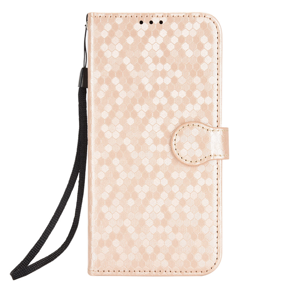 For Samsung Galaxy S24 Ultra Cell Phone Case PU Leather Wallet Imprinted Foldable Stand Cover - Rose Gold For Samsung Galaxy S24 Ultra Cell Phone Case PU Leather Wallet Imprinted Foldable Stand Cover - Rose Gold