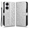 For ZTE Anshin Family A303ZT Case Dots Imprinted Card Holder Phone Cover with Handy Strap For ZTE Anshin Family A303ZT Case Dots Imprinted Card Holder Phone Cover with Handy Strap