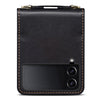 For Samsung Galaxy Z Flip4 5G Case PU Leather+PC Phone Cover Protective Phone Shell with Strap For Samsung Galaxy Z Flip4 5G Case PU Leather+PC Phone Cover Protective Phone Shell with Strap