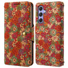 For Samsung Galaxy A54 5G Case Floral Pattern Flip Folio PU Leather Wallet Phone Cover For Samsung Galaxy A54 5G Case Floral Pattern Flip Folio PU Leather Wallet Phone Cover