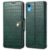 For iPhone XR 6.1 inch Anti-scratch Leather Case Crocodile Texture Wallet Phone Cover For iPhone XR 6.1 inch Anti-scratch Leather Case Crocodile Texture Wallet Phone Cover