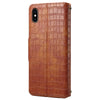 For iPhone XS Max Leather Case Crocodile Texture Phone Cover with Wallet Stand For iPhone XS Max Leather Case Crocodile Texture Phone Cover with Wallet Stand