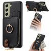 Y3 for Samsung Galaxy S21 FE 5G Drop-proof Case Ring Kickstand Leather Phone Cover with Zipper Pocket Y3 for Samsung Galaxy S21 FE 5G Drop-proof Case Ring Kickstand Leather Phone Cover with Zipper Pocket
