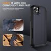 For iPhone 15 TPU+PC Case with Card Slot Flip Kickstand Drop Proof Phone Cover For iPhone 15 TPU+PC Case with Card Slot Flip Kickstand Drop Proof Phone Cover