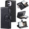 Style 012 for iPhone 11 Leather Case with Wrist Strap Rhombus Glitter Zipper Pocket Phone Cover Style 012 for iPhone 11 Leather Case with Wrist Strap Rhombus Glitter Zipper Pocket Phone Cover