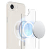 For iPhone SE (2024) Clear Case Clear TPU+Acrylic Phone Cover Compatible with MagSafe For iPhone SE (2024) Clear Case Clear TPU+Acrylic Phone Cover Compatible with MagSafe