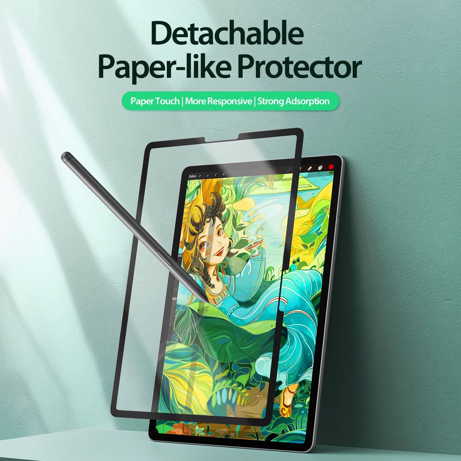 DUX DUCIS Naad Series for Samsung Galaxy Tab S9 FE Paperfeel Screen Protector Removable Matte PET Film DUX DUCIS Naad Series for Samsung Galaxy Tab S9 FE Paperfeel Screen Protector Removable Matte PET Film