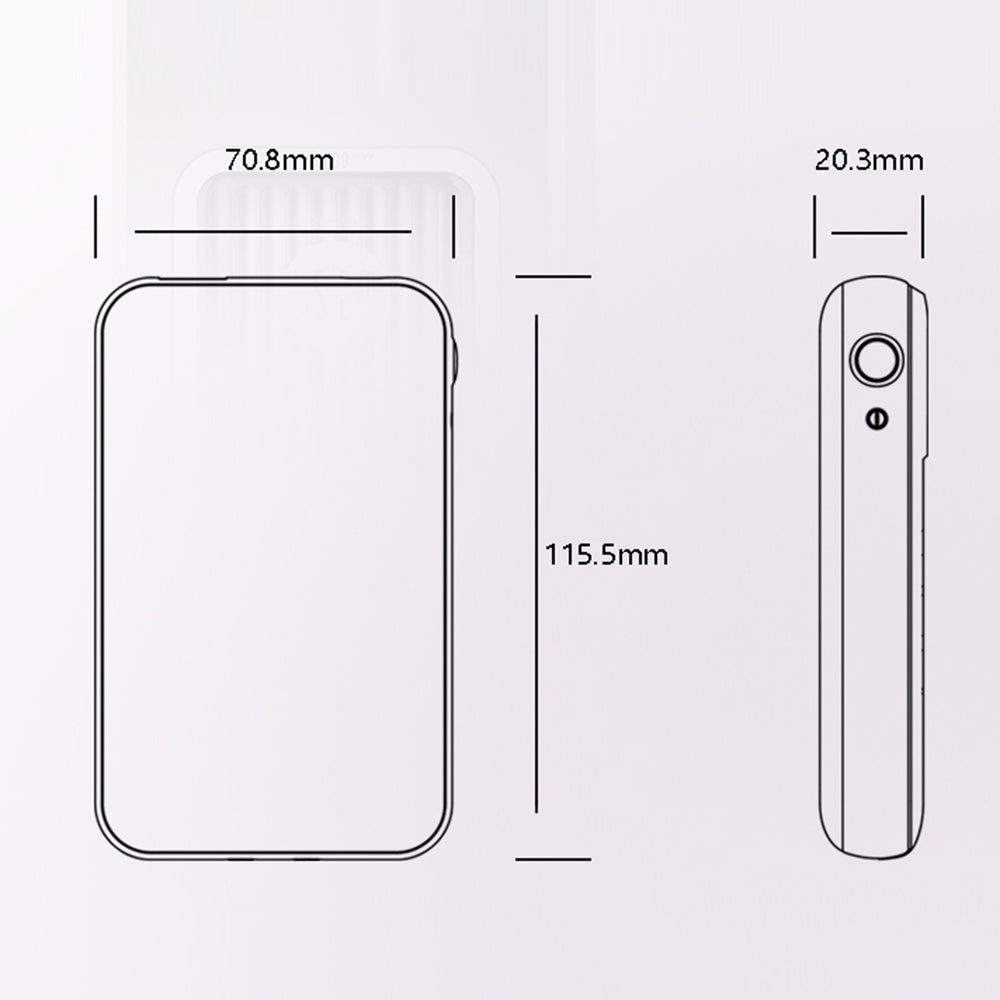 UU03 15W Cabled Magnetic Digital Display Power Bank 10000mAh Cell Phone External Battery Pack UU03 15W Cabled Magnetic Digital Display Power Bank 10000mAh Cell Phone External Battery Pack