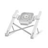 Foldable Laptop Stand Angle Adjustable Notebook Holder with Detachable Cooling Fan Foldable Laptop Stand Angle Adjustable Notebook Holder with Detachable Cooling Fan