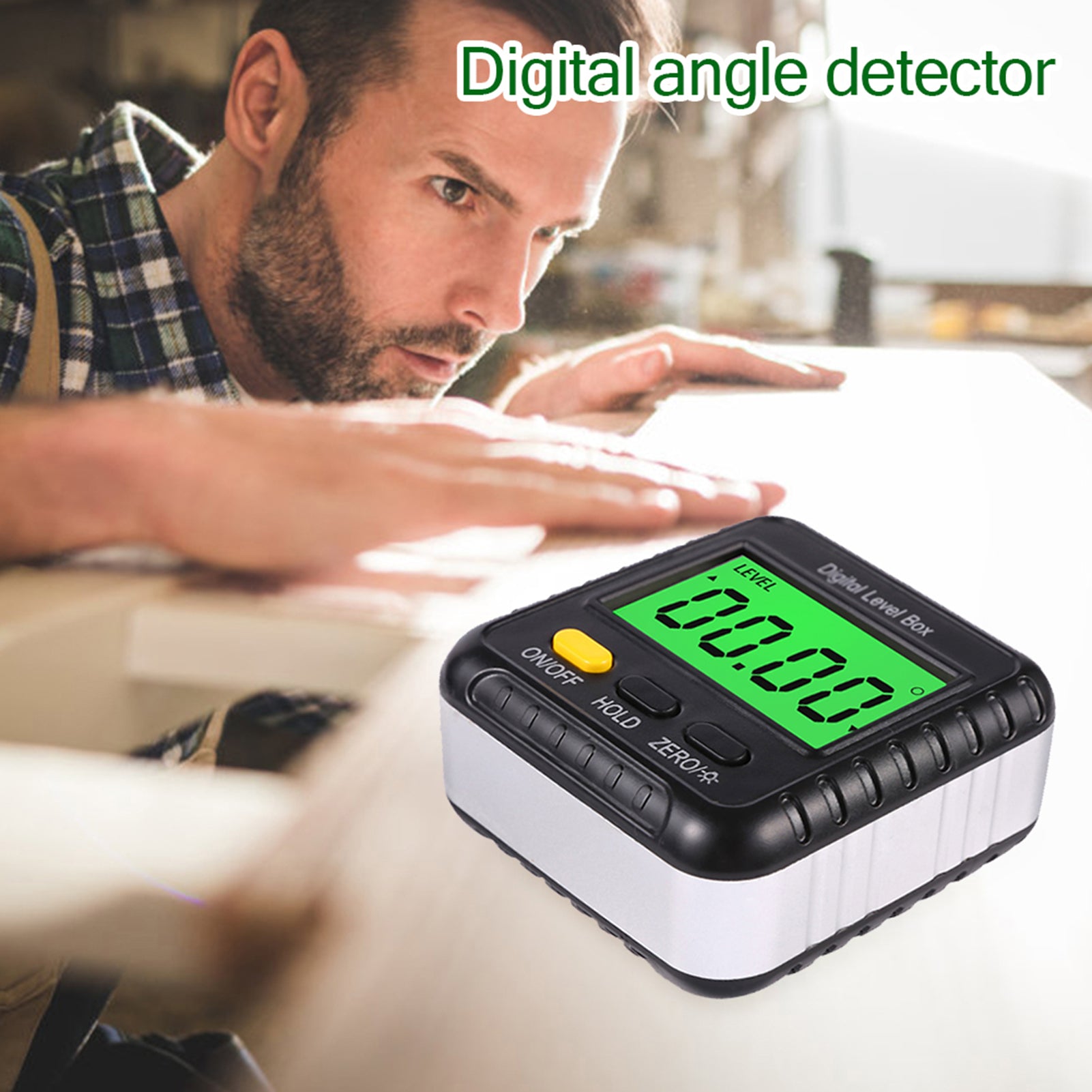 Digital Level Box Digital Angle Detector Angle Gauge with Display Portable Measuring Tool for Carpentry Building (No Bubble) Digital Level Box Digital Angle Detector Angle Gauge with Display Portable Measuring Tool for Carpentry Building (No Bubble)
