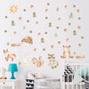 Cute Bear Fox Wall Stickers Jungle Animals Wall Decors for Kids Room Bedroom Playroom (without EN71 Certification) Cute Bear Fox Wall Stickers Jungle Animals Wall Decors for Kids Room Bedroom Playroom (without EN71 Certification)