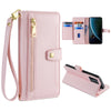 For ZTE Blade V30 Fully Wrapped PU Leather Stand Case Zipper Pocket Card Slots Flip Phone Cover with Wrist Strap and Shoulder Strap For ZTE Blade V30 Fully Wrapped PU Leather Stand Case Zipper Pocket Card Slots Flip Phone Cover with Wrist Strap and Shoulder Strap