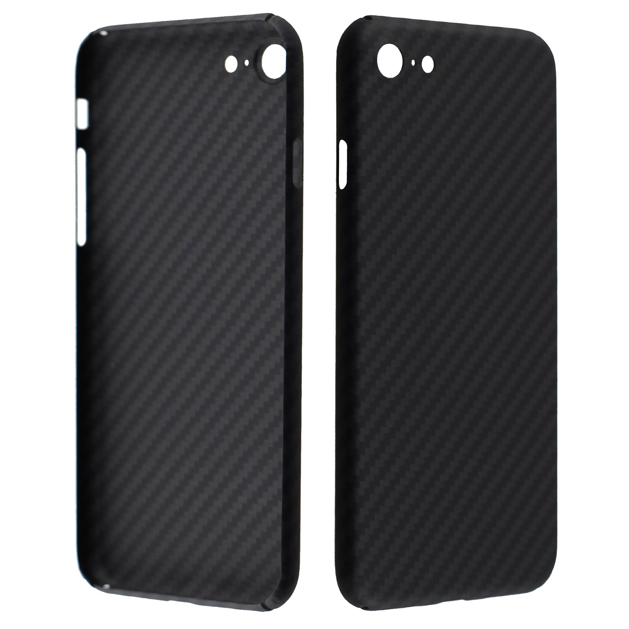 For iPhone 7/8/SE (2020)/SE (2022) Carbon Fiber Texture Aramid Fiber Back Case Fall Proof Protective Cover - Matte Black For iPhone 7/8/SE (2020)/SE (2022) Carbon Fiber Texture Aramid Fiber Back Case Fall Proof Protective Cover - Matte Black