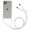 TPU Acrylic Back Cover for iPhone 11 Pro 5.8 inch Transparent Phone Case with Adjustable Lanyard TPU Acrylic Back Cover for iPhone 11 Pro 5.8 inch Transparent Phone Case with Adjustable Lanyard