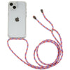 Back Case for iPhone 12 mini 13 mini 5.4 inch Clear TPU Acrylic Phone Cover with Adjustable Lanyard Back Case for iPhone 12 mini 13 mini 5.4 inch Clear TPU Acrylic Phone Cover with Adjustable Lanyard