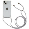 Back Case for iPhone 12 mini 13 mini 5.4 inch Clear TPU Acrylic Phone Cover with Adjustable Lanyard Back Case for iPhone 12 mini 13 mini 5.4 inch Clear TPU Acrylic Phone Cover with Adjustable Lanyard