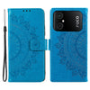 TPU PU Leather Phone Case for Xiaomi Poco M5 4G Wallet Stand Imprinted Mandala Flower Pattern Phone Cover with Strap TPU PU Leather Phone Case for Xiaomi Poco M5 4G Wallet Stand Imprinted Mandala Flower Pattern Phone Cover with Strap
