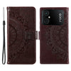TPU PU Leather Phone Case for Xiaomi Poco M5 4G Wallet Stand Imprinted Mandala Flower Pattern Phone Cover with Strap TPU PU Leather Phone Case for Xiaomi Poco M5 4G Wallet Stand Imprinted Mandala Flower Pattern Phone Cover with Strap