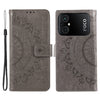 TPU PU Leather Phone Case for Xiaomi Poco M5 4G Wallet Stand Imprinted Mandala Flower Pattern Phone Cover with Strap TPU PU Leather Phone Case for Xiaomi Poco M5 4G Wallet Stand Imprinted Mandala Flower Pattern Phone Cover with Strap