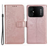 TPU PU Leather Phone Case for Xiaomi Poco M5 4G Wallet Stand Imprinted Mandala Flower Pattern Phone Cover with Strap TPU PU Leather Phone Case for Xiaomi Poco M5 4G Wallet Stand Imprinted Mandala Flower Pattern Phone Cover with Strap