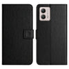 For Motorola Moto G73 5G Litchi Texture Folding Stand Phone Case Magnetic Clasp PU Leather Drop-proof Wallet Cover - Black For Motorola Moto G73 5G Litchi Texture Folding Stand Phone Case Magnetic Clasp PU Leather Drop-proof Wallet Cover - Black