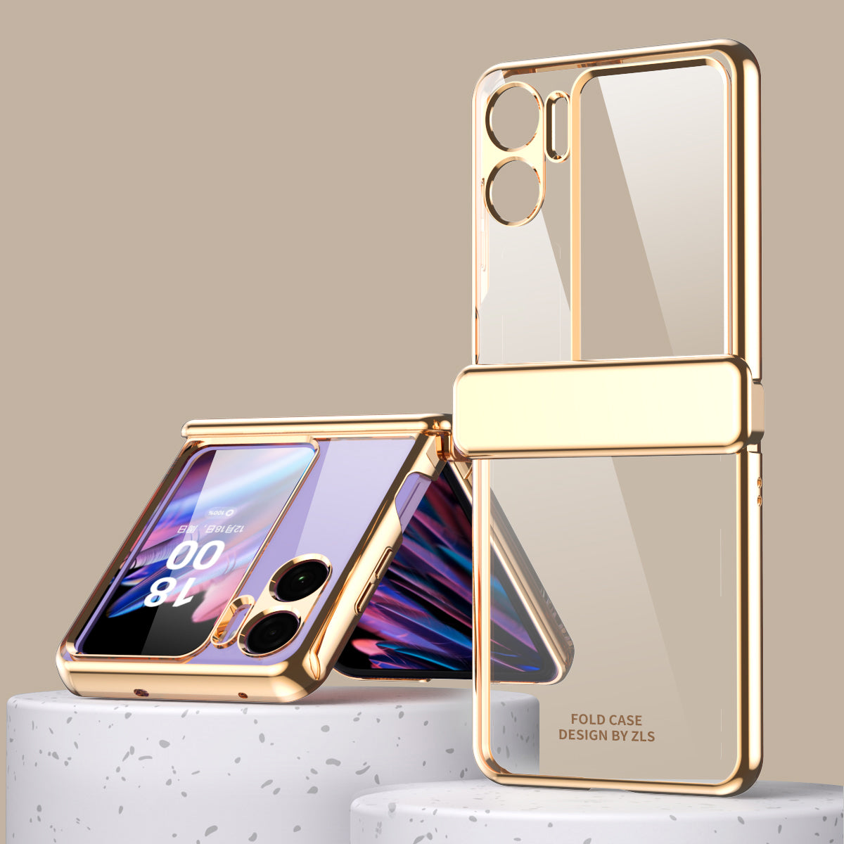 For Oppo Find N2 Flip 5G Hard PC Phone Case Magnetic Hinge Protective Cover with Small Screen Protector For Oppo Find N2 Flip 5G Hard PC Phone Case Magnetic Hinge Protective Cover with Small Screen Protector
