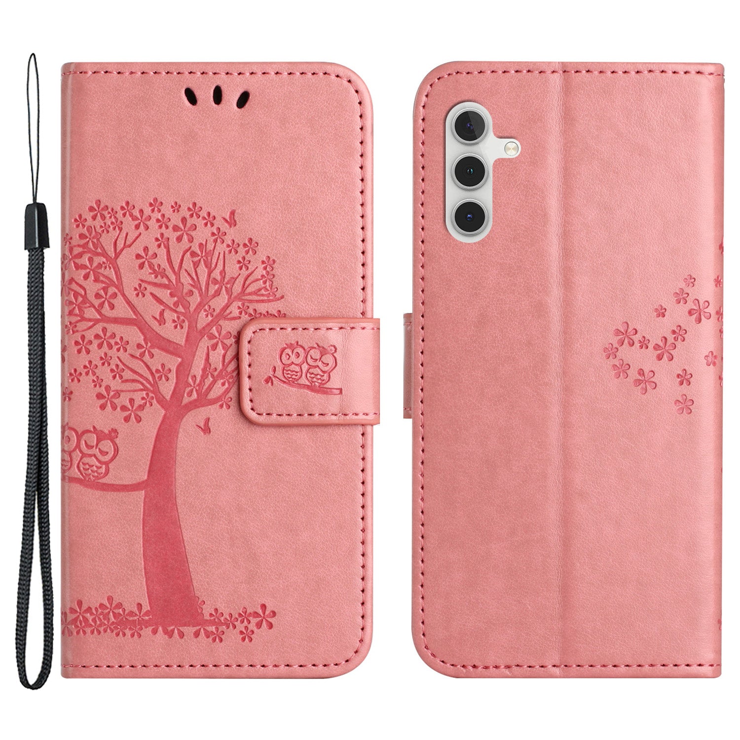 For Samsung Galaxy A24 4G Phone Wallet Case Owl Tree Imprinted PU Leather Stand Phone Cover For Samsung Galaxy A24 4G Phone Wallet Case Owl Tree Imprinted PU Leather Stand Phone Cover