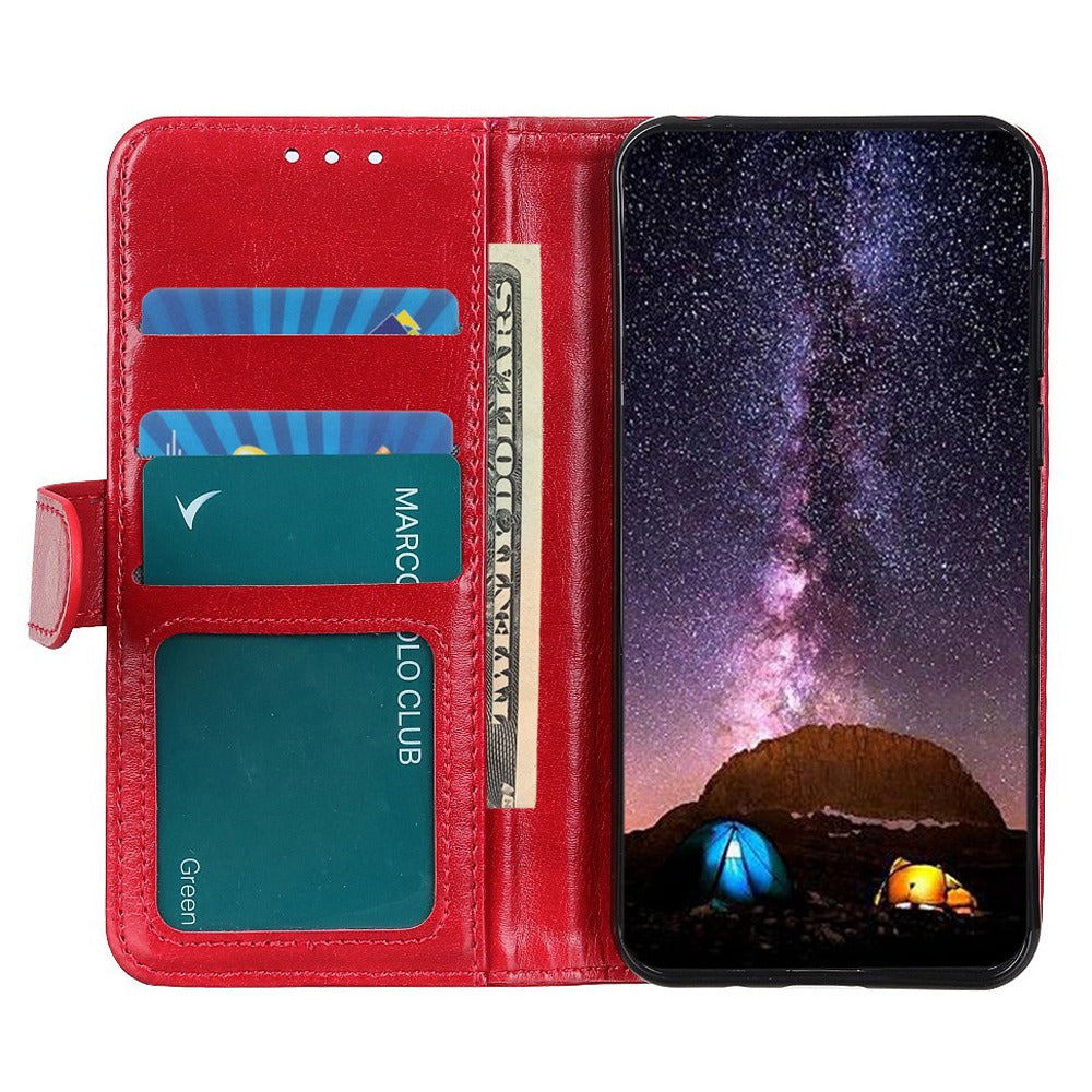 Anti-fall Phone Case For Samsung Galaxy A24 4G Flip PU Leather Crazy Horse Texture Wallet Stand Phone Cover Anti-fall Phone Case For Samsung Galaxy A24 4G Flip PU Leather Crazy Horse Texture Wallet Stand Phone Cover