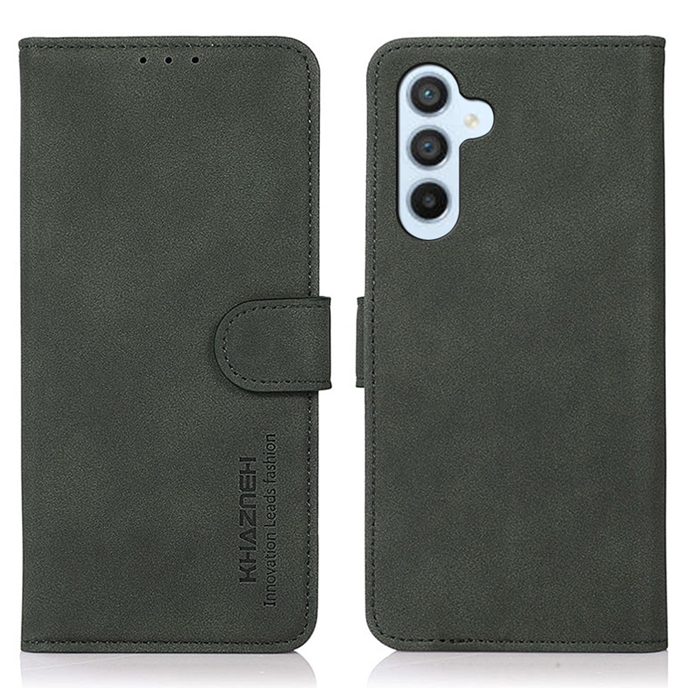KHAZNEH Protective Phone Case For Samsung Galaxy A24 4G Textured Flip Leather Wallet Phone Cover Stand KHAZNEH Protective Phone Case For Samsung Galaxy A24 4G Textured Flip Leather Wallet Phone Cover Stand