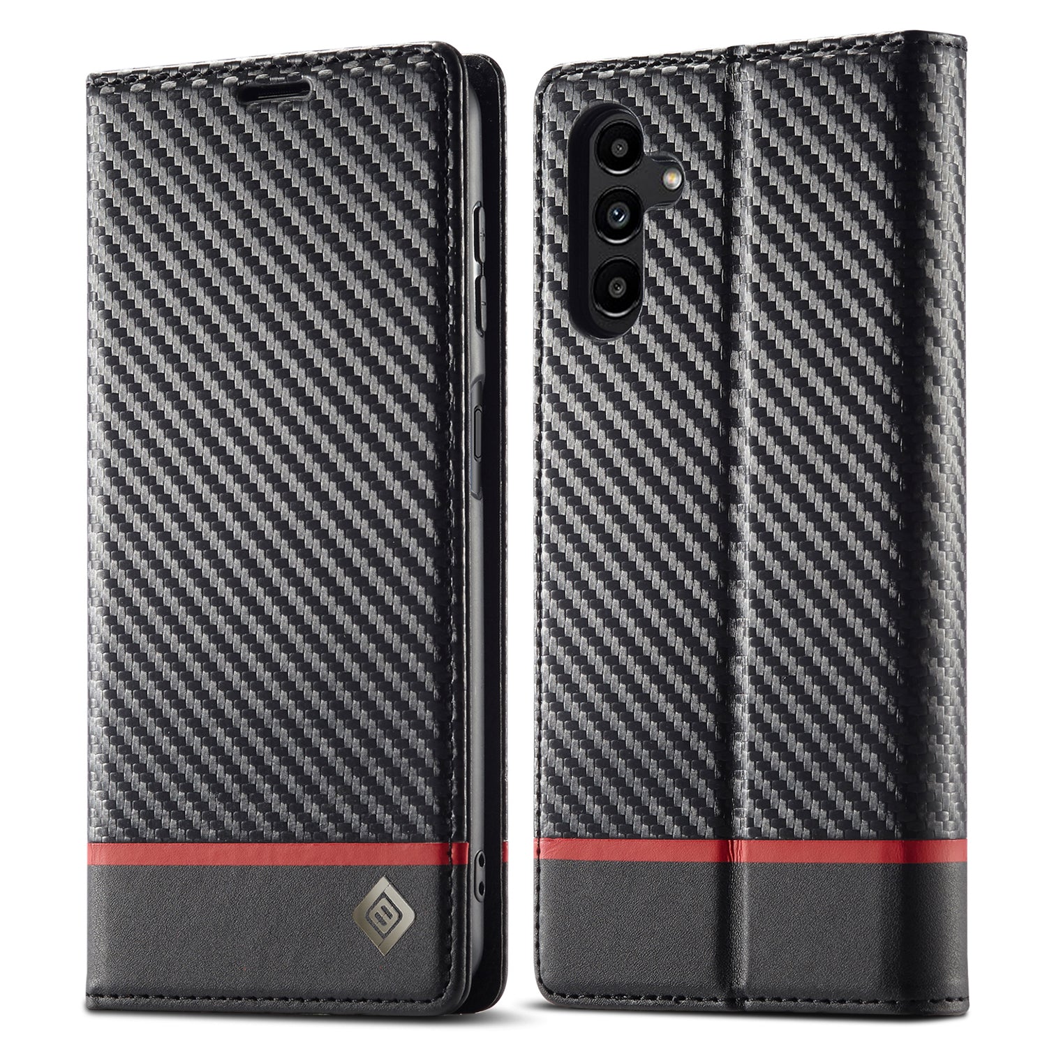 LC.IMEEKE for Samsung Galaxy A14 4G 5G Carbon Fiber Texture Anti-drop Phone Case Leather Wallet Stand Phone Cover LC.IMEEKE for Samsung Galaxy A14 4G 5G Carbon Fiber Texture Anti-drop Phone Case Leather Wallet Stand Phone Cover