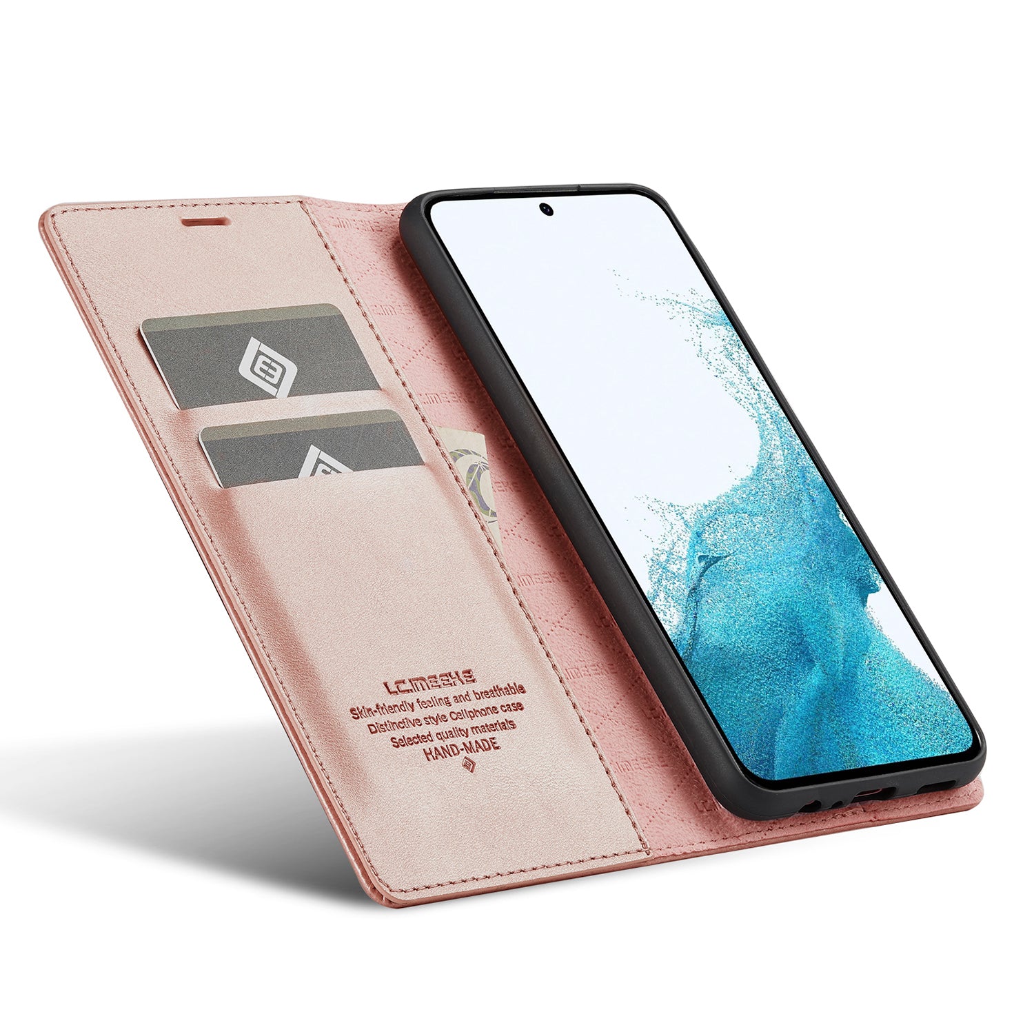 LC.IMEEKE Magnetic Closure Phone Case For Samsung Galaxy A14 4G 5G PU Leather Cell Phone Cover Wallet Stand LC.IMEEKE Magnetic Closure Phone Case For Samsung Galaxy A14 4G 5G PU Leather Cell Phone Cover Wallet Stand