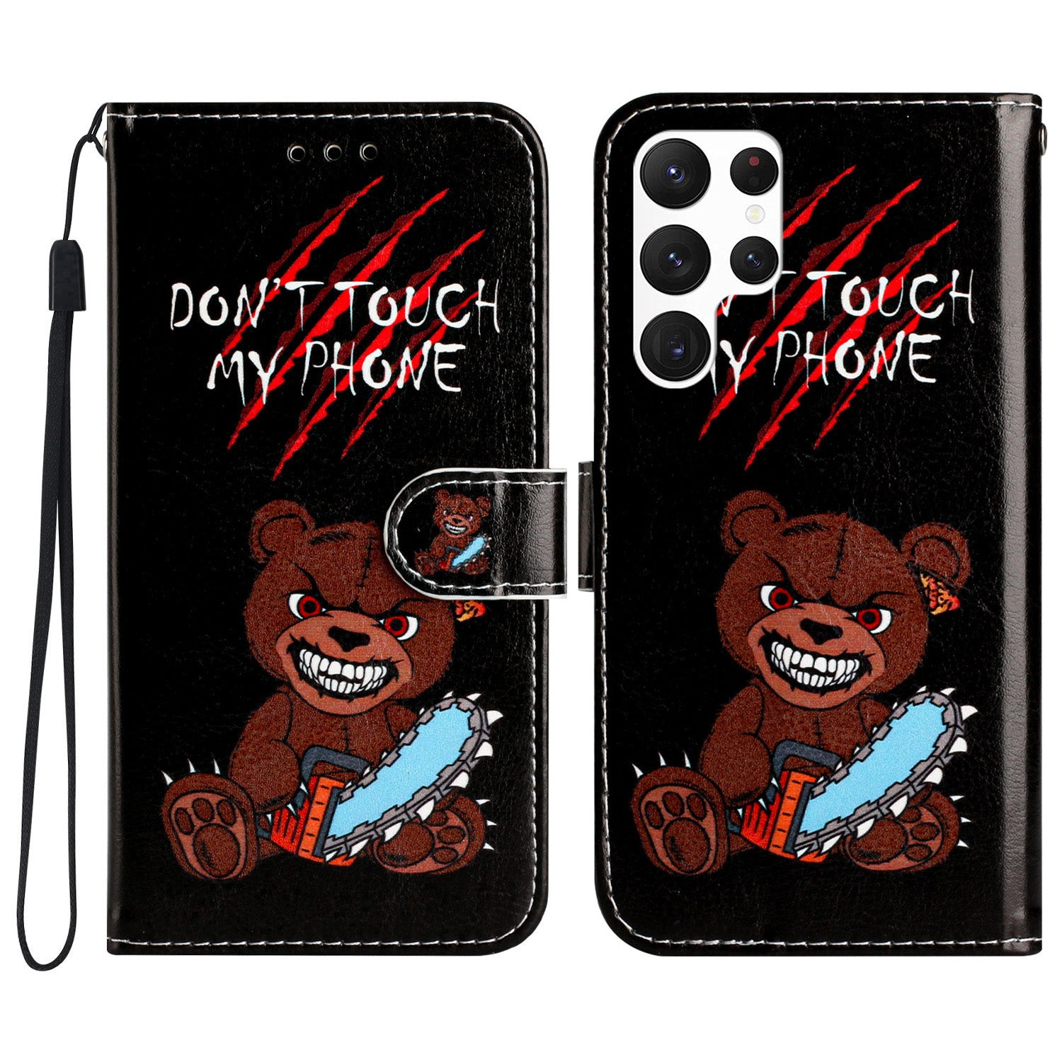 For Samsung Galaxy S22 Ultra 5G Pattern Printing Phone Case Stand PU Leather Wallet Cover For Samsung Galaxy S22 Ultra 5G Pattern Printing Phone Case Stand PU Leather Wallet Cover