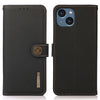 KHAZNEH For iPhone 15 Drop Protection RFID Blocking Wallet Cell Phone Case Genuine Cow Leather Stand Phone Cover KHAZNEH For iPhone 15 Drop Protection RFID Blocking Wallet Cell Phone Case Genuine Cow Leather Stand Phone Cover