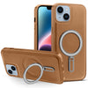 Til iPhone 14 Plus Magnetisk telefontaske PU læderbelagt PC TPU Kickstand Cover Til iPhone 14 Plus Magnetisk telefontaske PU læderbelagt PC TPU Kickstand Cover
