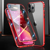 For iPhone 15 Pro Max Case Magnetic Closure Metal Frame Double-sided Tempered Glass Clear Phone Cover For iPhone 15 Pro Max Case Magnetic Closure Metal Frame Double-sided Tempered Glass Clear Phone Cover