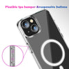For iPhone 15 Plus Clear Phone Cover Compatible with MagSafe Drop Resistant TPU PC Case For iPhone 15 Plus Clear Phone Cover Compatible with MagSafe Drop Resistant TPU PC Case