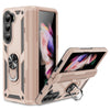 TPU PC Phone Case for Samsung Galaxy Z Fold5 5G Ring Holder Kickstand Cover with Car Mount Metal Sheet TPU PC Phone Case for Samsung Galaxy Z Fold5 5G Ring Holder Kickstand Cover with Car Mount Metal Sheet
