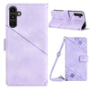 PT005 YB Imprinting Series-7 for Samsung Galaxy A25 5G A24 4G Stand Phone Case Skin-touch Leather Wallet Cover with Shoulder Strap PT005 YB Imprinting Series-7 for Samsung Galaxy A25 5G A24 4G Stand Phone Case Skin-touch Leather Wallet Cover with Shoulder Strap