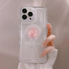 Transparent Phone Case for iPhone 14 Pro Soft TPU Cover with Crystal Bowknot Decor Transparent Phone Case for iPhone 14 Pro Soft TPU Cover with Crystal Bowknot Decor